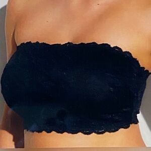 Cosabella Black Lace Bandeau Bralette